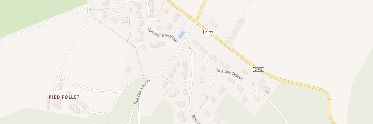Plan du 5 Rue des Erables à Marnay