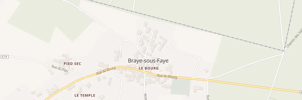 Plan du 2 Rue de l’Eglise à Braye-sous-Faye