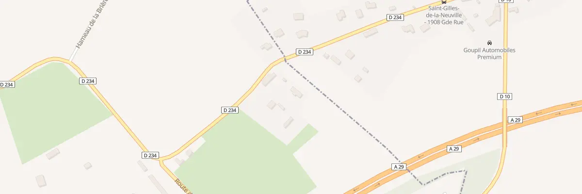 Plan du 194 Rte de Saint Gilles à Graimbouville