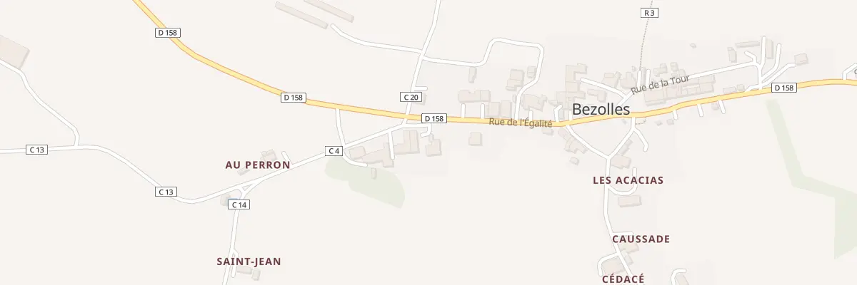 Plan du 5024 Rue de l’Egalité à Bezolles