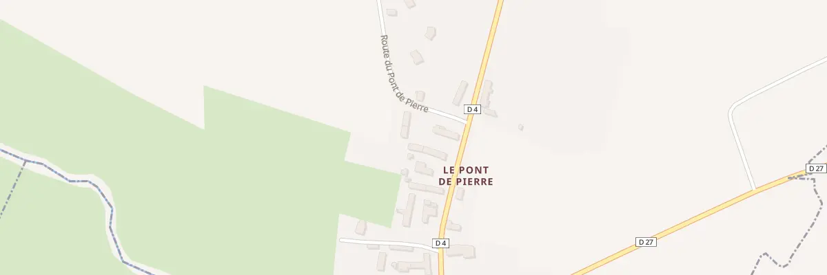 Plan du 91 Le Pont de Pierre à Barville