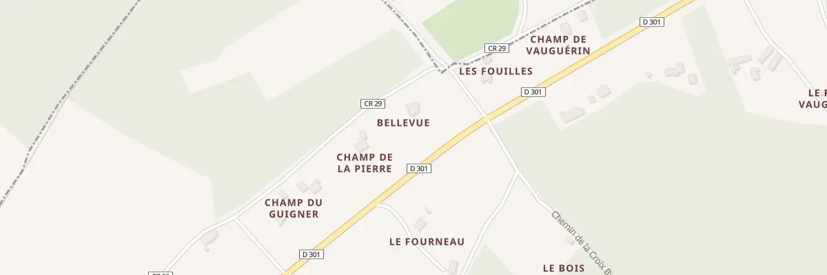 Plan du 630 Che de Bellevue à Sillé-le-Philippe