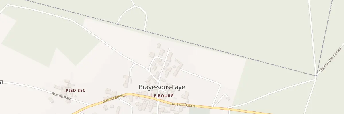 Plan du 6 Rue de l’Eglise à Braye-sous-Faye