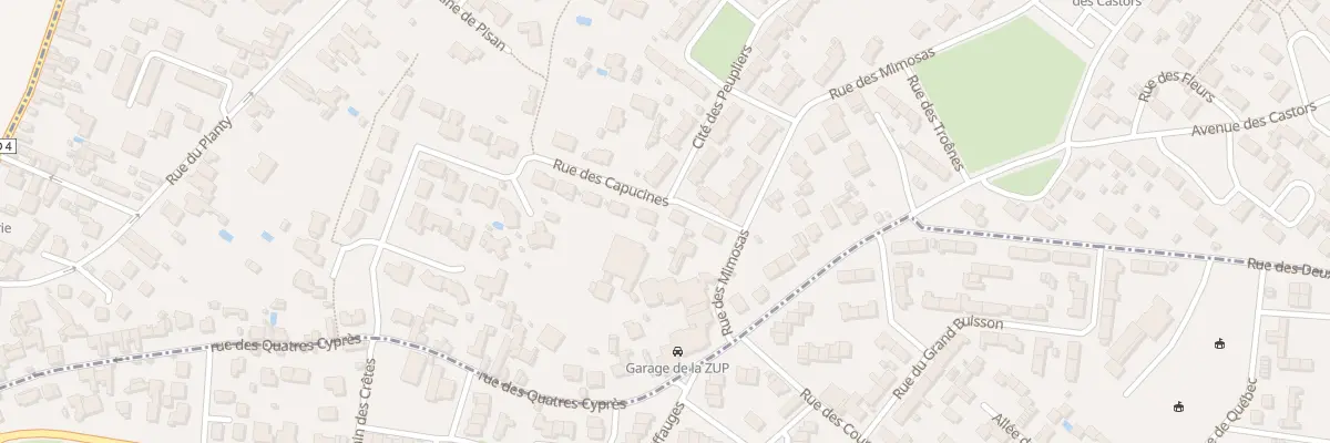 Plan du 1B Rue des Mimosas à Buxerolles