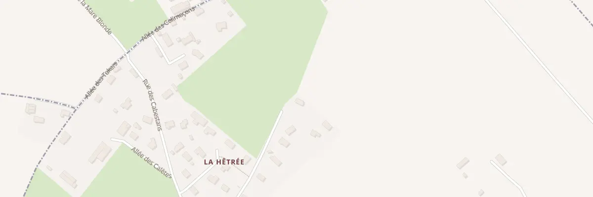 Plan du 250 All des Aouteux à Maniquerville