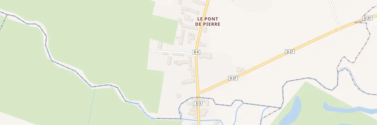 Plan du 96 Le Pont de Pierre à Barville