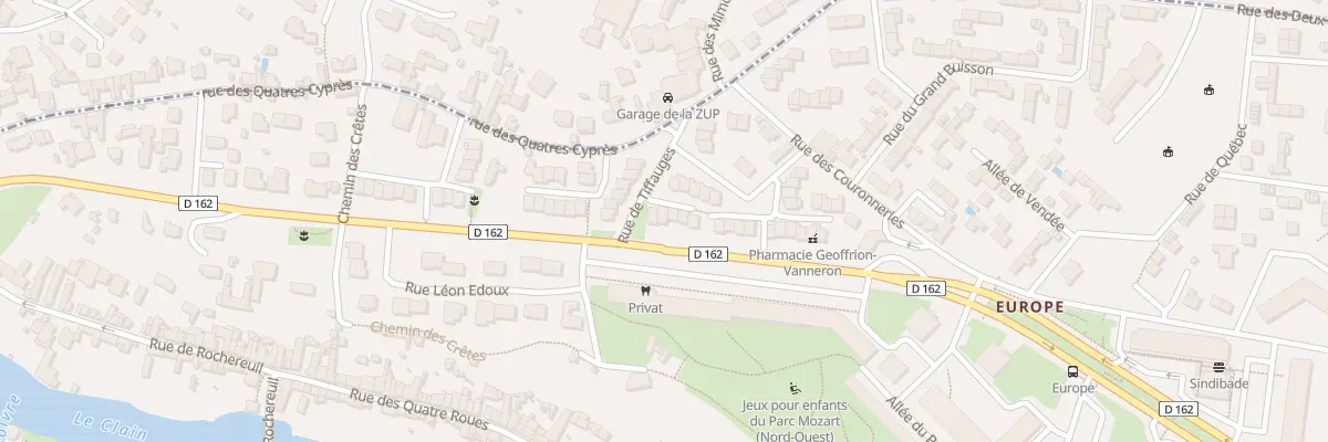 Plan du 4 Rue de Tiffauges à Poitiers