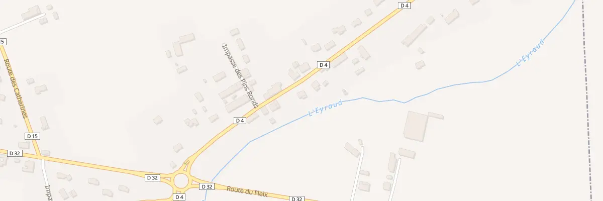 Plan du 24 Rte du Bourg d’Abren à Saint-Pierre-d’Eyraud
