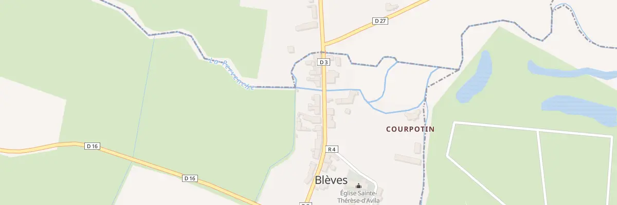 Plan du 37 Rue du Maine à Blèves