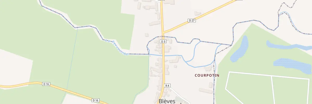 Plan du 39 Rue du Maine à Blèves