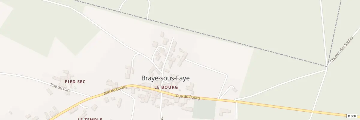 Plan du 8 Rue de l’Eglise à Braye-sous-Faye