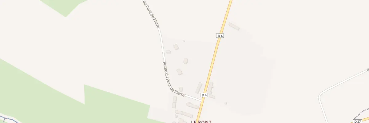 Plan du 9 Rte du Pont de Pierre à Barville