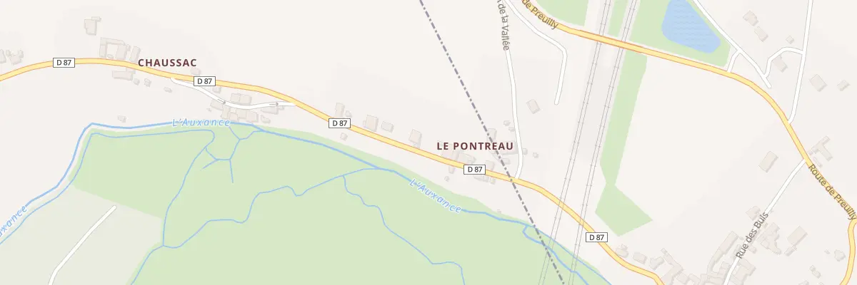 Plan du 39 Rue du Pontreau à Migné-Auxances