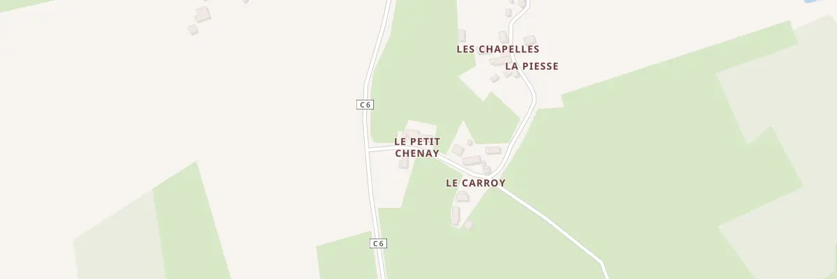 Plan du 1 Le Petit Chenay à La Bruère-sur-Loir