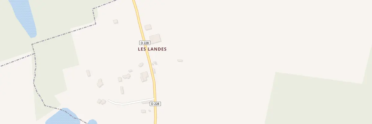 Plan du 143 Les Landes à Ferrières-la-Verrerie