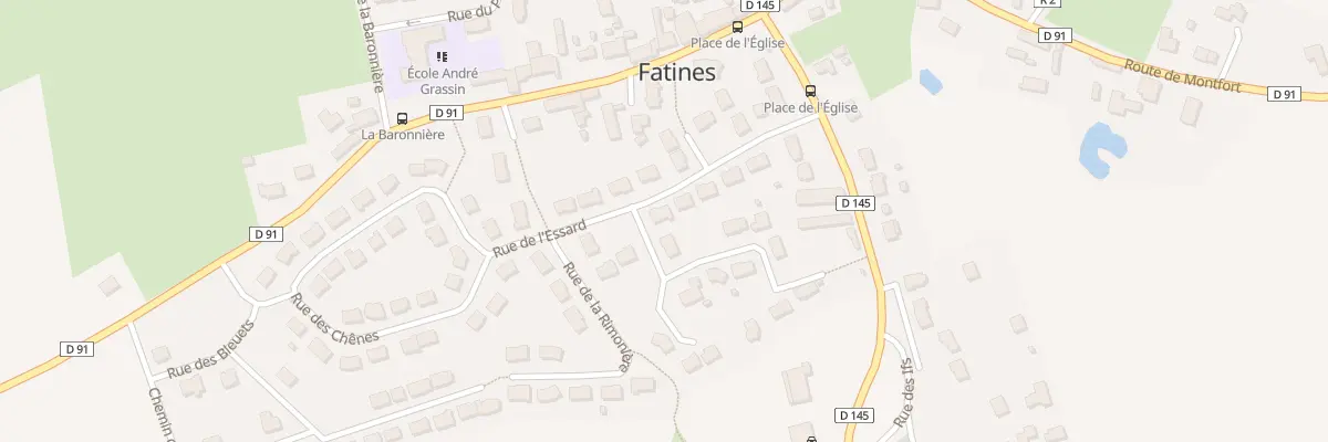 Plan du 10 Rue de L Essard à Fatines