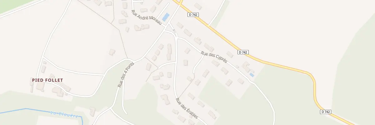 Plan du 4 Rue des Erables à Marnay