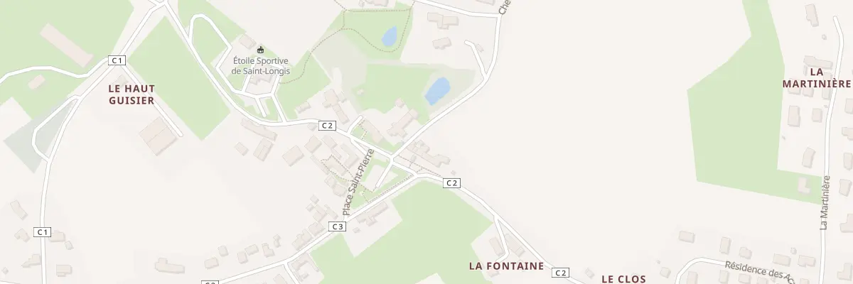 Plan du 4 Pl Saint-Pierre à Saint-Longis