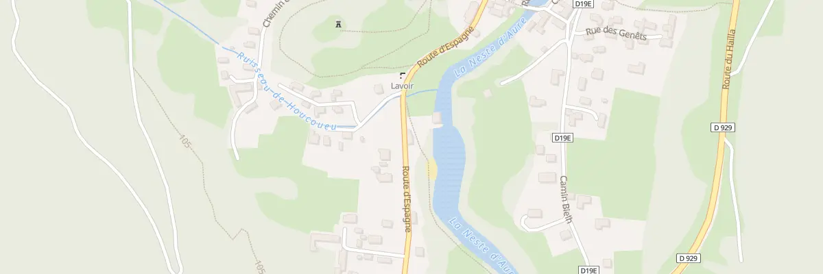 Plan du 39B Rte de Pene Tailhade à Cadéac