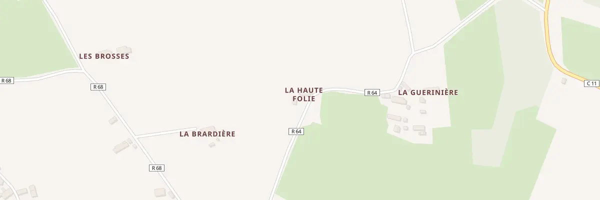 Plan du 1 La Haute Folie à Marigné-Laillé