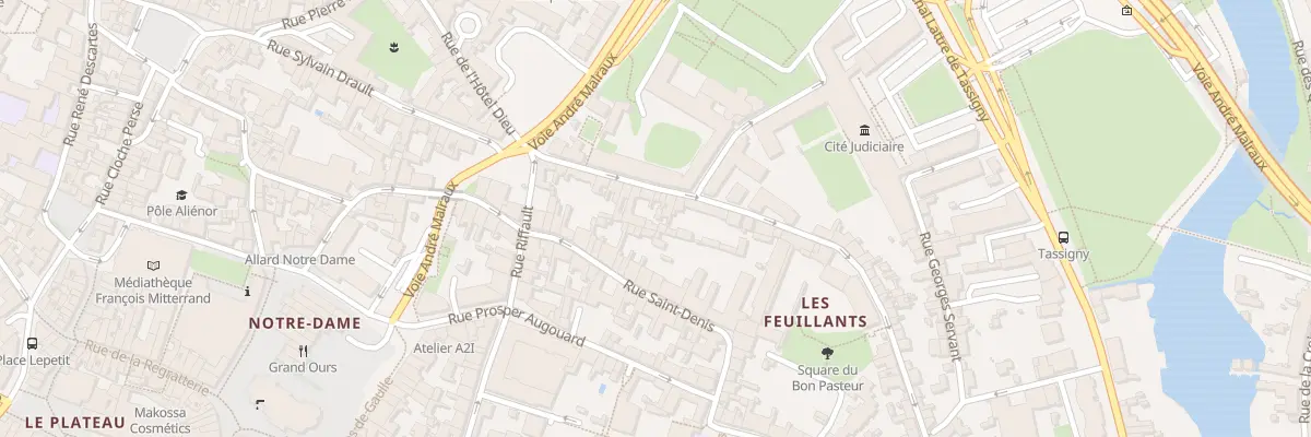 Plan du 14 Rue des Feuillants à Poitiers