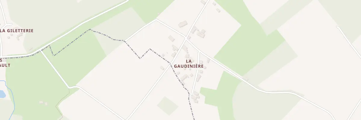 Plan du 5216 La Gaudiniere à Lavernat