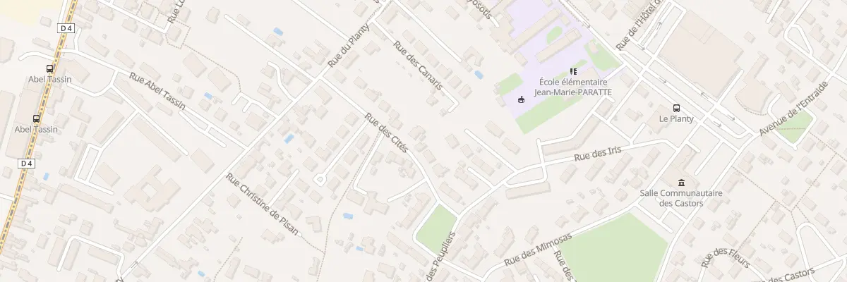 Plan du 17 Rue des Cités à Buxerolles