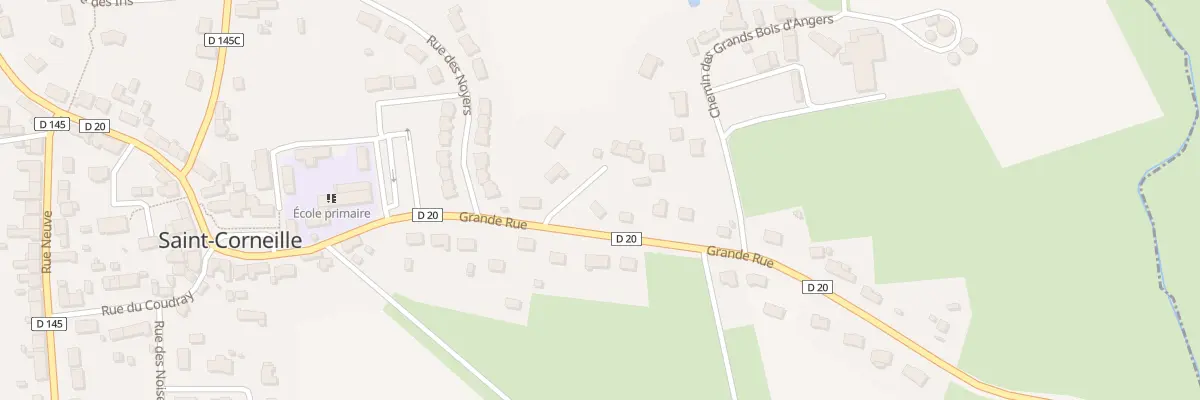 Plan du 42 Grande rue à Saint-Corneille