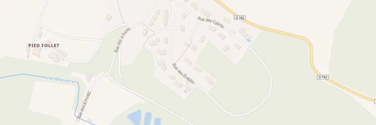 Plan du 6 Rue des Erables à Marnay