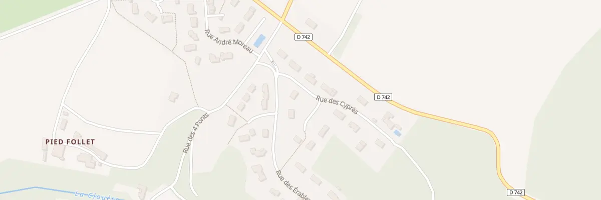 Plan du 2 Rue des Erables à Marnay