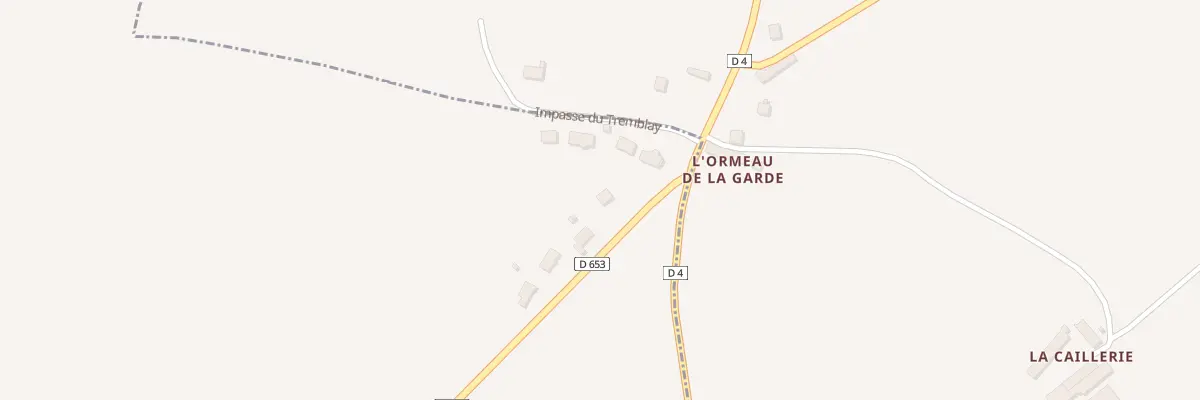 Plan du 11 Rte de Tremblay à Barville