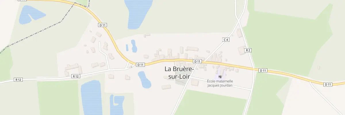 Plan du 16 Rue Principale à La Bruère-sur-Loir