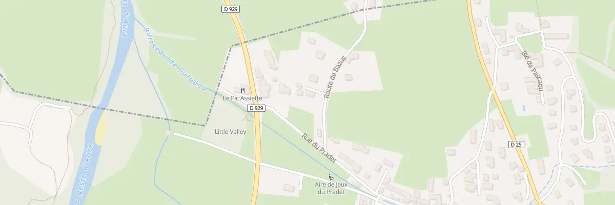 Plan du 5074 Pradet à Guchan