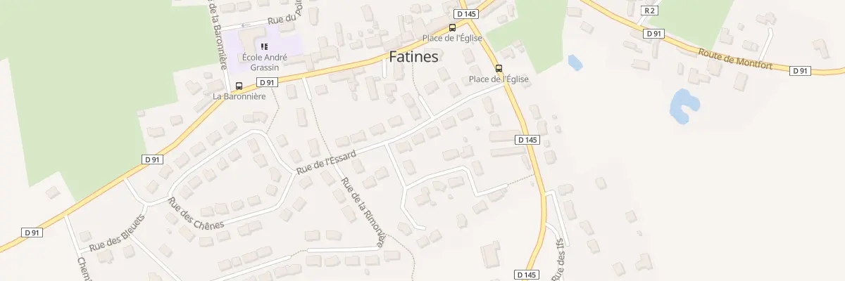 Plan du 8 Rue de L Essard à Fatines