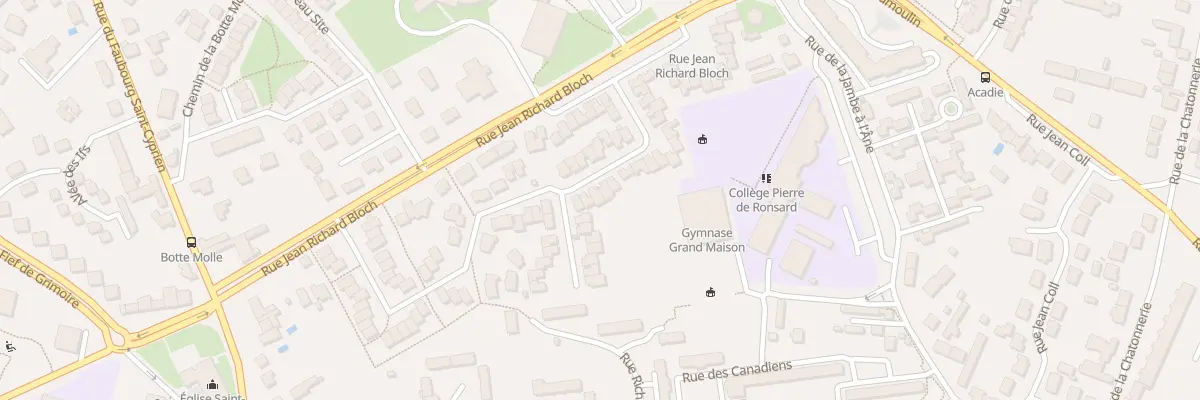 Plan du 76 Rue des Hameaux de la Plaine à Poitiers