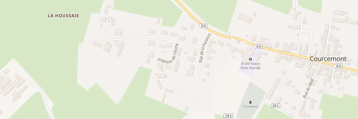 Plan du 2 Imp de l’Arche à Courcemont