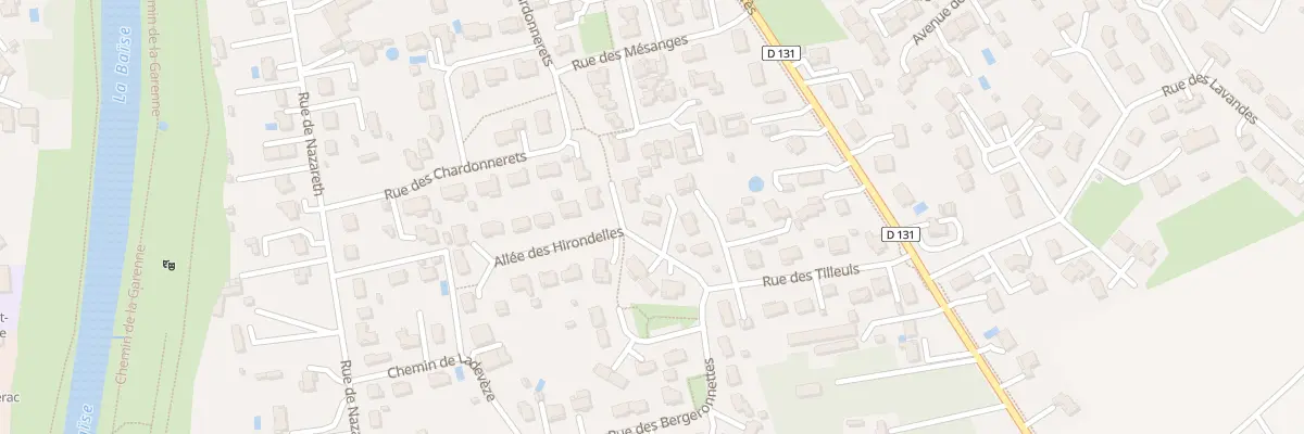 Plan du 8 Rue des Martinets à Nérac