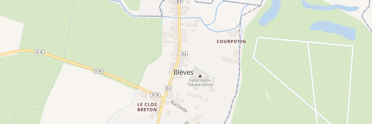 Plan du 24 Rue du Maine à Blèves