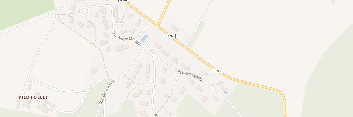 Plan du 6 Rue des Cyprès à Marnay