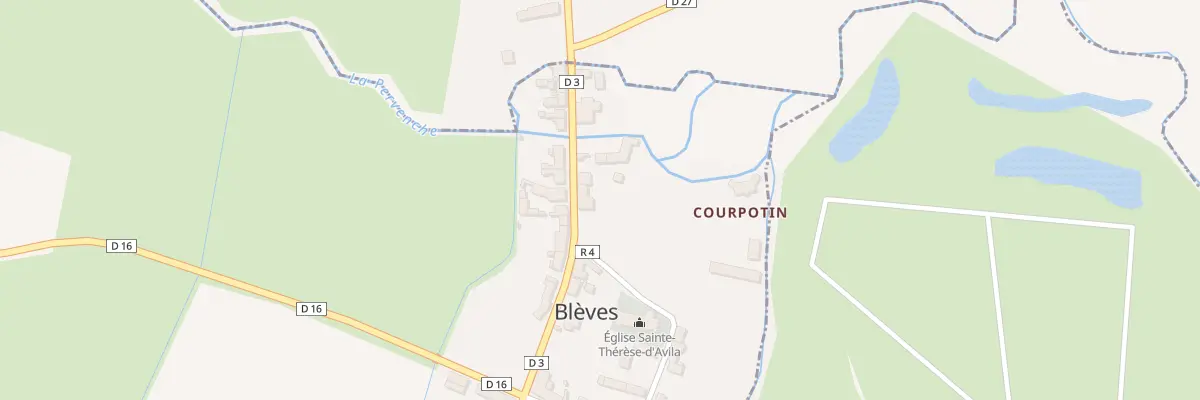 Plan du 26 Rue du Maine à Blèves