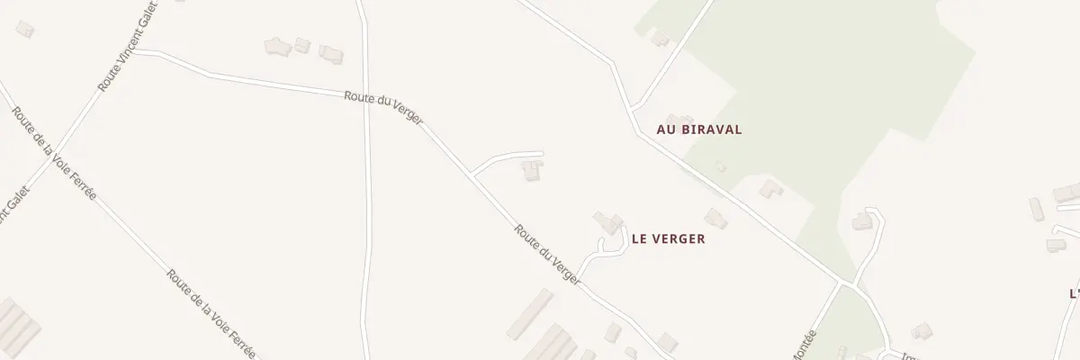 Plan du 357 Rte du Verger à Roumagne