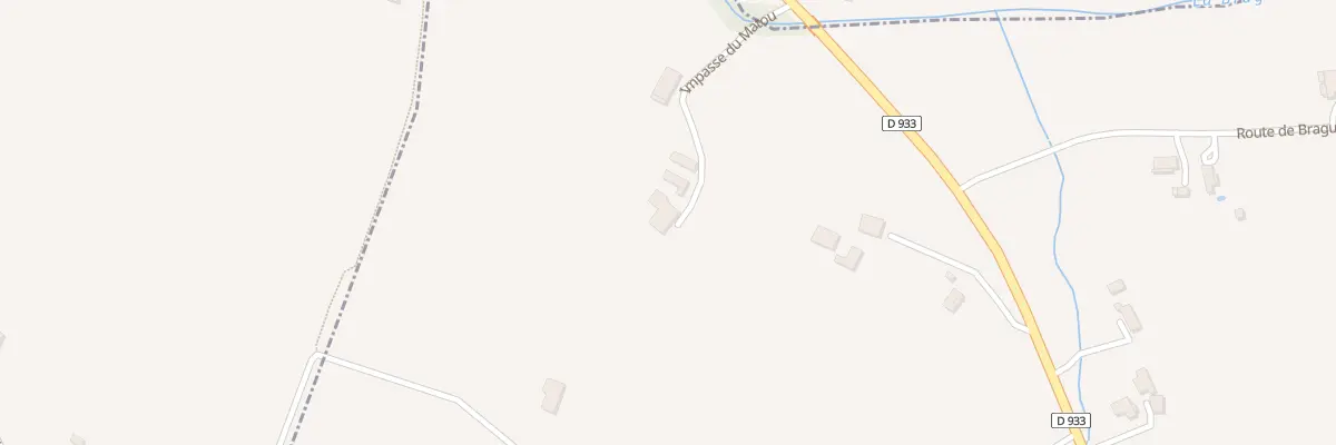 Plan du 166 Imp du Matou à Roumagne