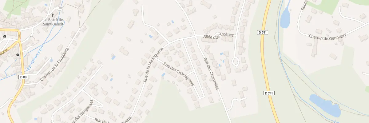 Plan du 7 Rue des Chataigniers à Saint-Benoît