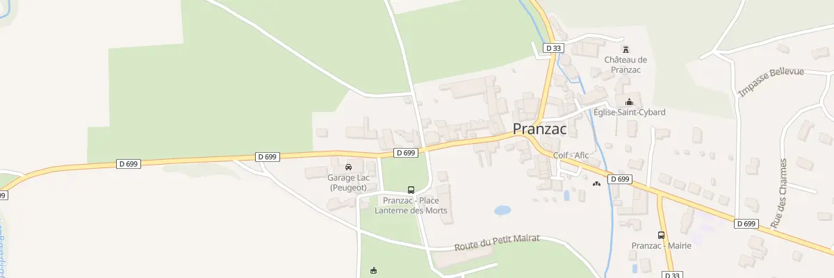 Plan du 1 Che de la Grille à Pranzac