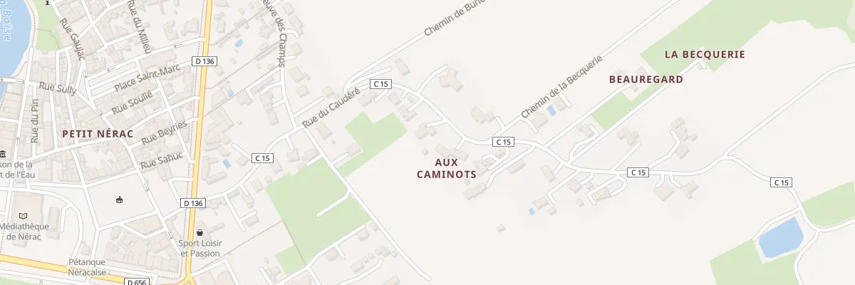 Plan du 24 Rue du Caudéré à Nérac