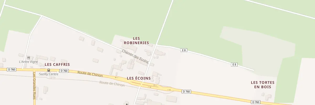 Plan du 14 Rue de la Vienne à Sazilly