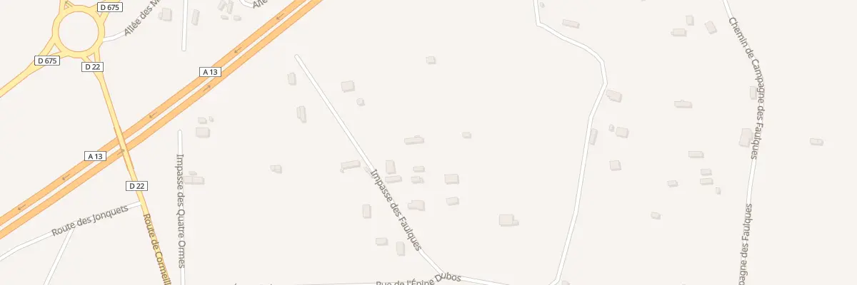 Plan du 158 Imp des Faulques à Beuzeville