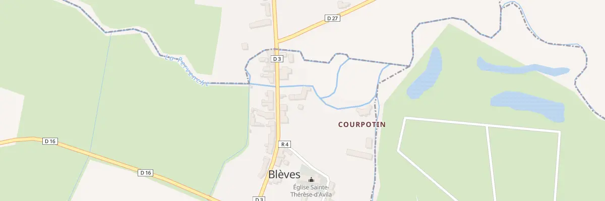 Plan du 30 Rue du Maine à Blèves
