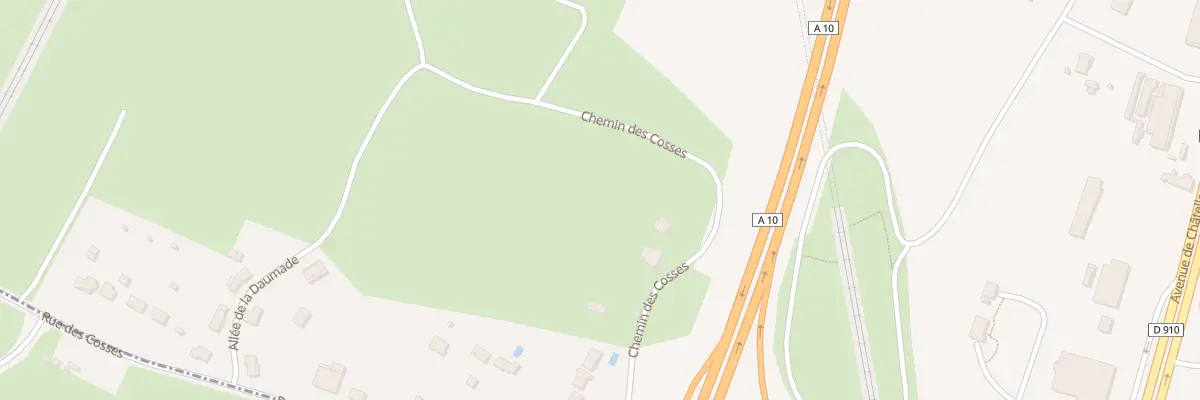 Plan du 99 Rue des Cosses à Migné-Auxances
