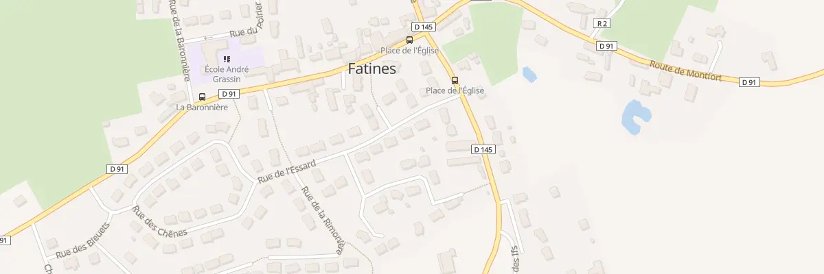 Plan du 4 Rue de L Essard à Fatines